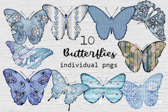 Download Vintage Butterfly Cutout Clipart - Vintage Collection